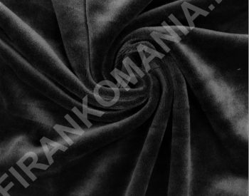 Tkanina zasłonowa welurowa 150cm czarna
